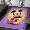 1pc Mickey Pattern Area Rug Soft Flannel Floor Mat for Living Room,Office,Bedroom and Carpet