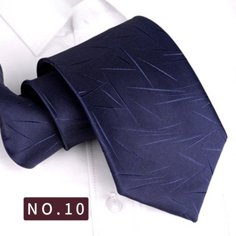 8Cm Pull Tie Dress Lazy Tie Men'S Clothing Accessories Striped Suit Business Tie