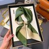 Silk scarf women's neck new scarf with coat 70 small square scarf scarf mother high-end scarf