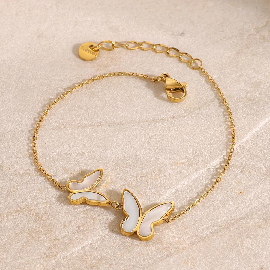 JYL TS Bracelet  Shell Butterfly Symbolizes Freedom & Fortune