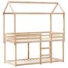 Bunk Bed Without Mattress 90 X 190 Cm Solid Pine Wood