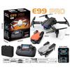 E99MAX Dual Camera Foldable Drone: Brushless Quadcopter with Optical Flow and Remote Control Large Screen.