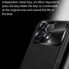 For Xiaomi Redmi K70E 5G/Poco X6 Pro 5G Case PU+TPU+PC Phone Back Cover with Metal Lens Frame