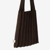 Pleatsmama Deep Brown New Shoulder Bag