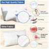 Side Sleeper’s Single Sided Memory Foam Pillow  Slow Rebound Cervical Support Pillow Core Adult Enhancing Space Cotton Pillow