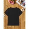 European sizes Cute Girls' Printed Short-Sleeve T-Shirt, Spring/Summer Lightweight Loose-Fit Versatile Half-Sleeve Top for Little Girls