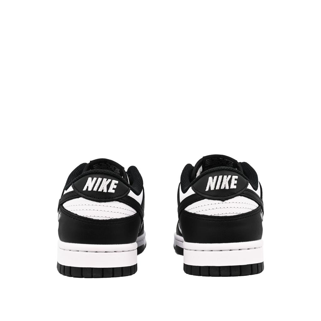 Nike Dunk Abrasion Resistant Low top Skateboard Shoes Women's Black White DD1503-101(Team1005-)