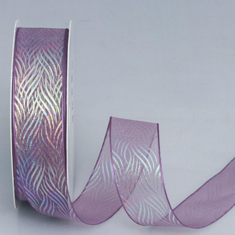 

Элегантная и изысканная прозрачная лента для свадебного подарка Лента ручной работы для упаковки цветов Материал для украшения Цветочные ленты Поделки Изготовление лент 3cm*100 Yards