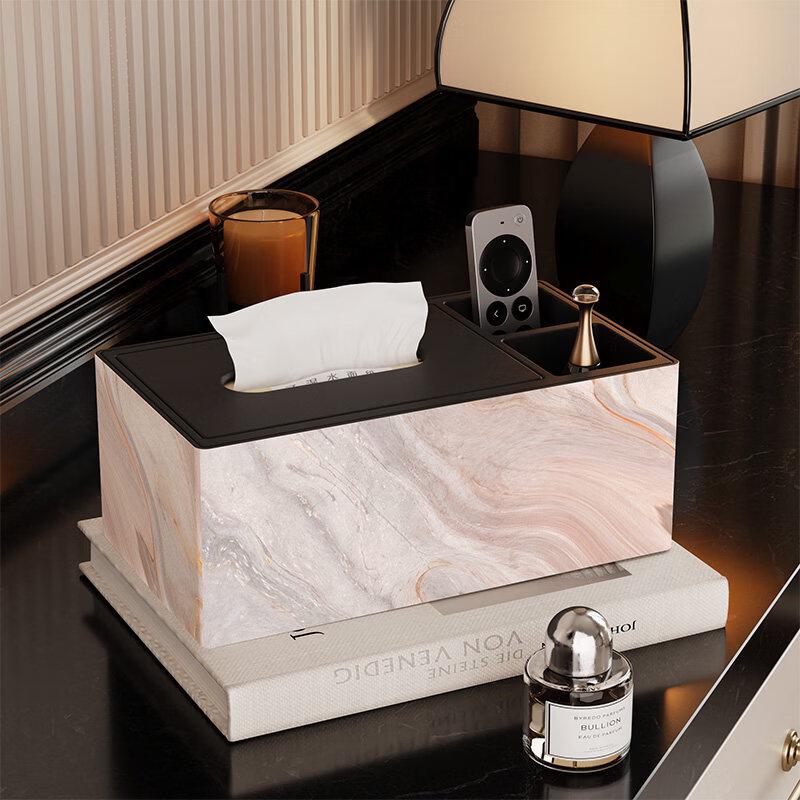 Marble Pattern Tissue Box