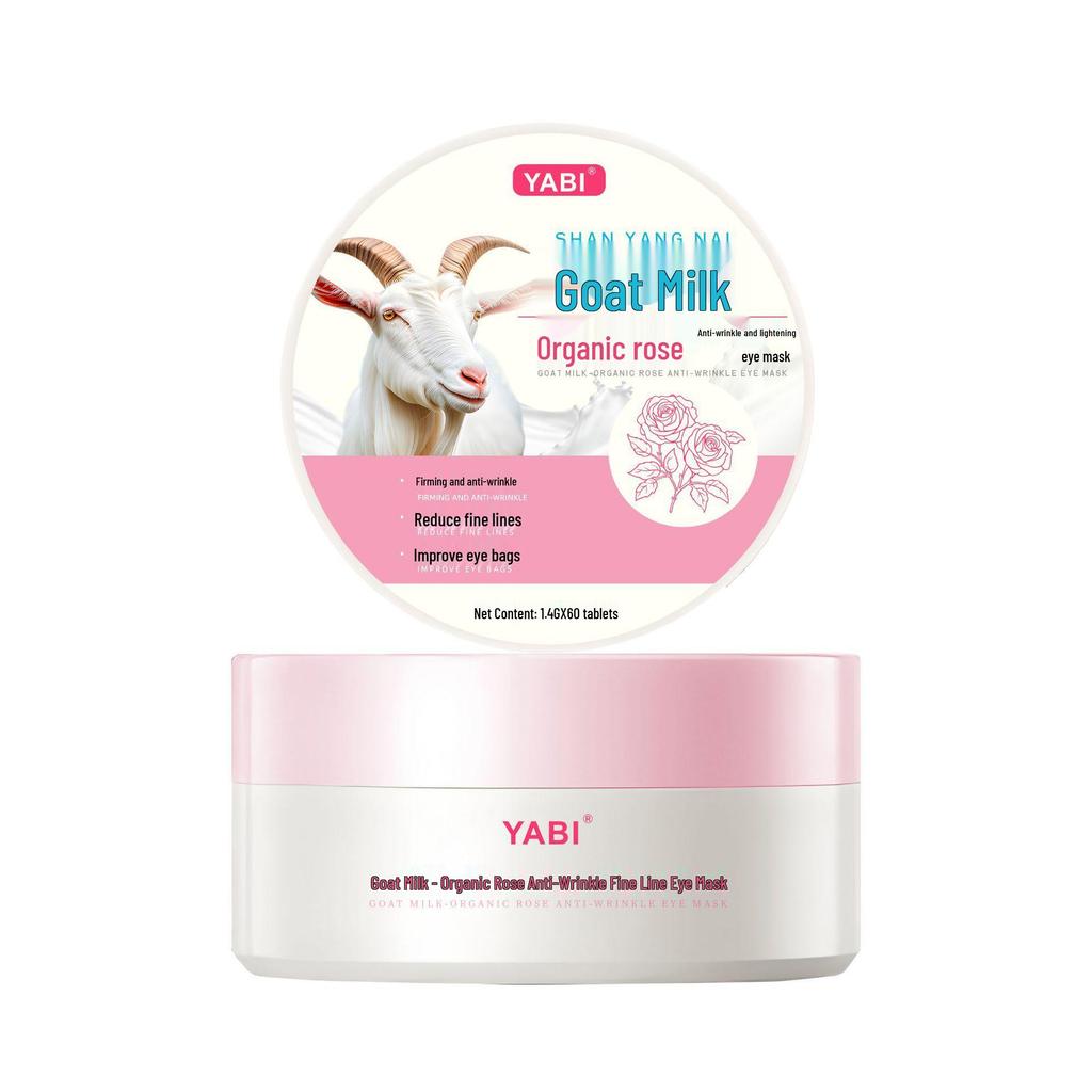 YABI Collagen Goat Milk Anti-Wrinkle Eye Masks: Firming, Moisturizing, and Brightening for Fine Lines.