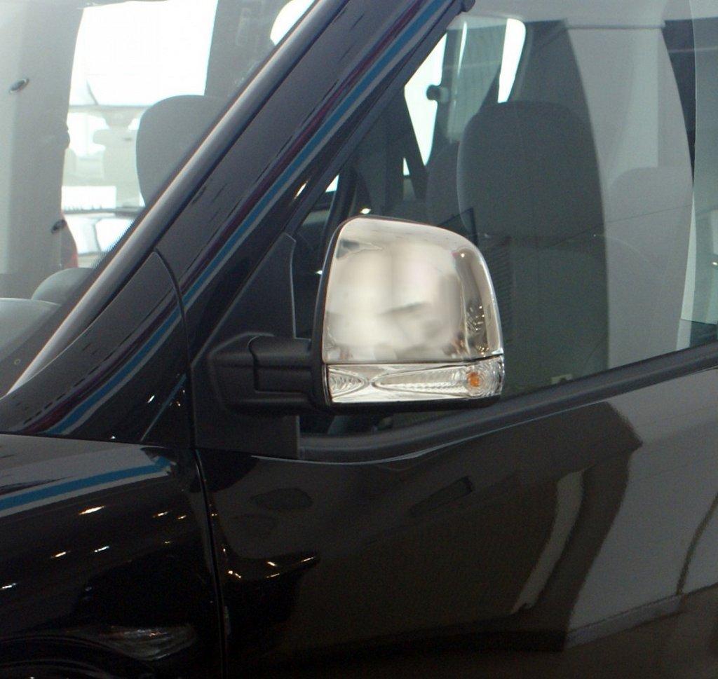 

Covers for mirrors (2 pcs, stainless steel) Carmos - Turkish steel for Fiat Doblo II 2010-2022