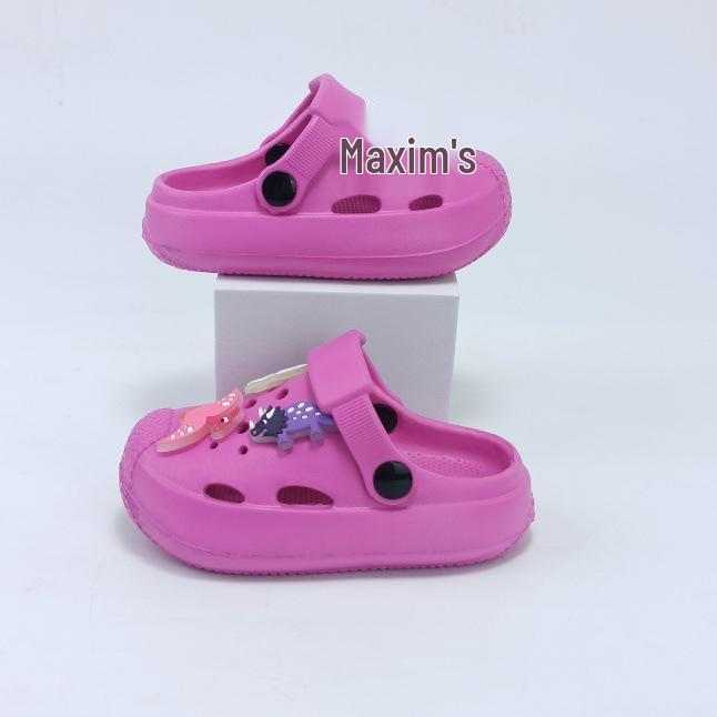 2025 Summer Kids' Soft Sole Trendy EVA Hole Shoes for Outdoors & Indoors