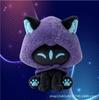 Peluche Omen Gatto Valorant Morbido Giocattolo Riempito Personaggio di Gioco Stile Seduto Fanmade Periferica Collezionabile per Fan di Gioco Bambola di Peluche