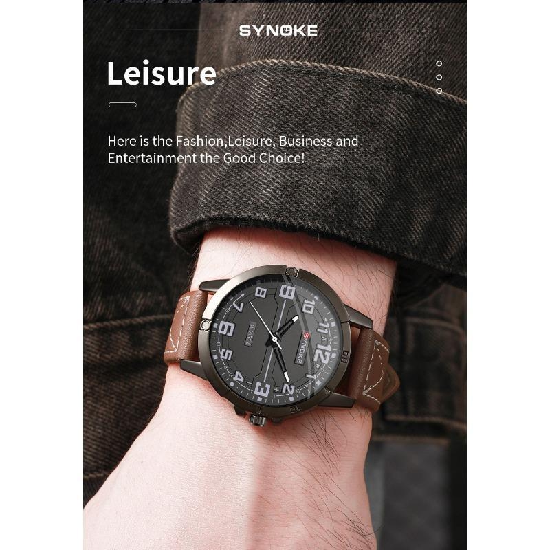 Top neue Herren-Quarzuhr mit Armband, Studentenuhr, Sport, Retro-Modedesign, Herren-Digitaluhr mit großem Zifferblatt