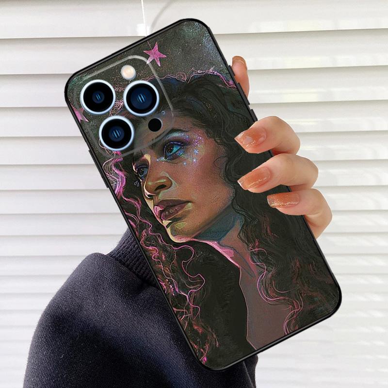 Euphoria Zendaya Phone Case For iPhone 17 16 15 14 13 12 11 Pro Max mini 15 16 Plus 16e 17 Air Cover Fundas