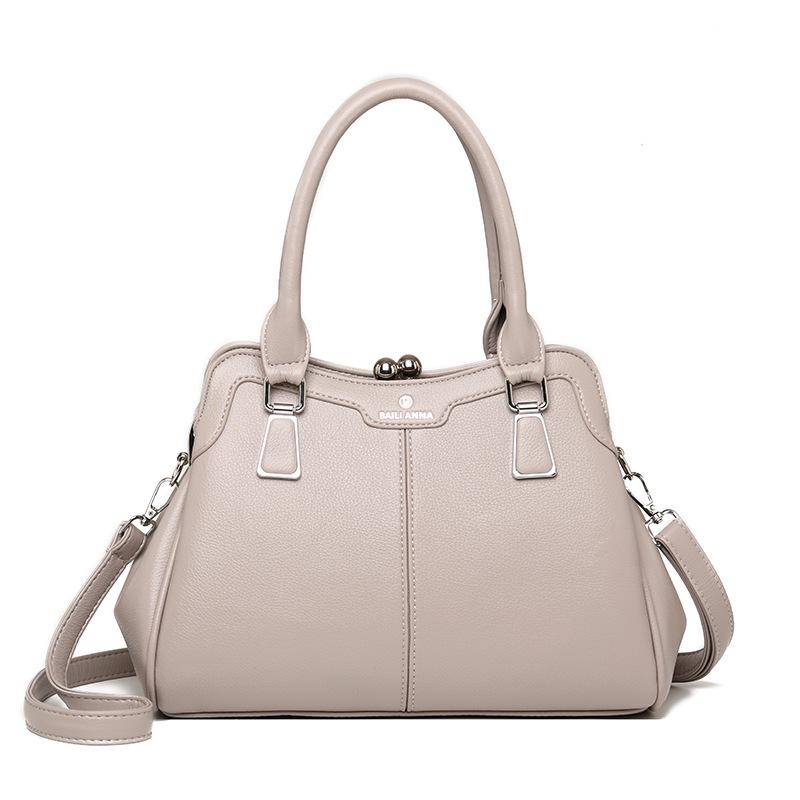 2025 New Women's Single Shoulder & Crossbody Soft Leather Handbag - Large Capacity