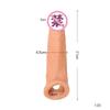 Soft Silicone Dual Layer Intimate Sleeve for Men Wearable Reusable Skin Friendly Body Training Accessory with Extended