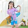Cartoon Quick-Drying One-Piece Swimsuit for Toddlers and Girls, Korean Style Hot Spring Swimwear