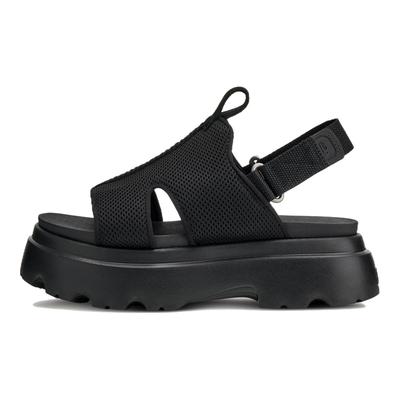 Brisbane Fabric Casual Comfortable Slide Sandals 5.7Cm Women Sandals Black 1167470-BLK