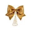 Christmas Tree Topper with Design Ornament for Holiday Home Decor