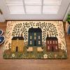 1Pcs Anti Fatigue Kitchen Rugs, 2Pcs, 3Pcs Pastoral House Print Waterproof Non-Slip Thick Cushioned Mat Comfort Standing Mat