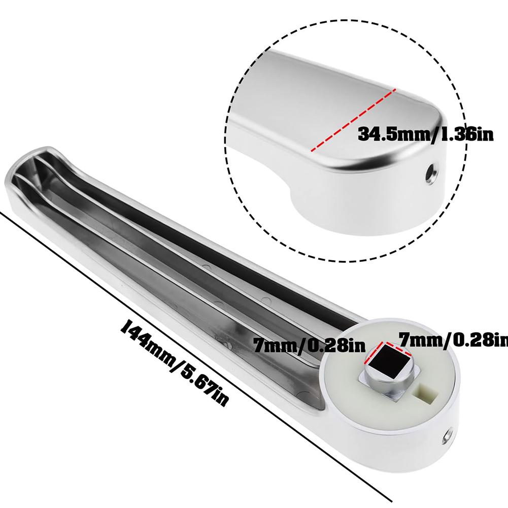Door Handles Interior Doors Door Handle Silver/Black Plastic 7mm Hole For Caravan Bathroom Door Handle With Screw