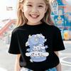Cinnamoroll Girl Cute Casual Short Sleeve Summer Print T-Shirt a Perfect Gift for Children Aged 4-14 Trendy for Streetwear Look