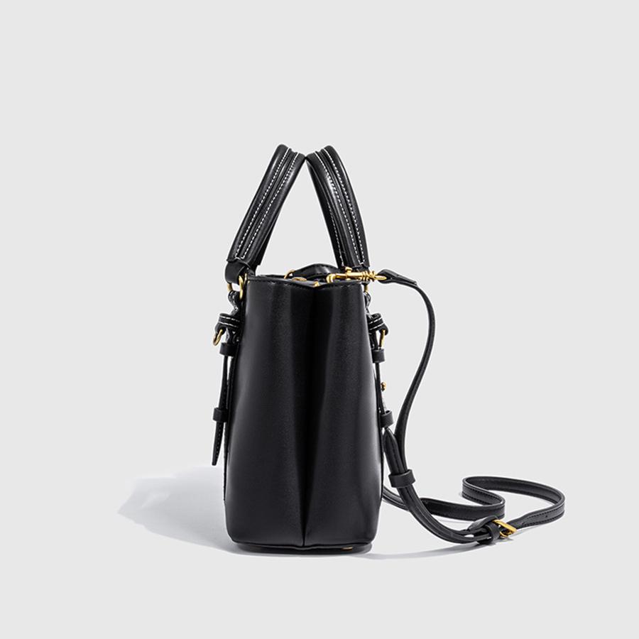 Commuter Double-layered Women Handbag Shoulder Tote Bag Pu Leather Shopping Fashion Office Female Crossbody Top Handle Bag Bolsa