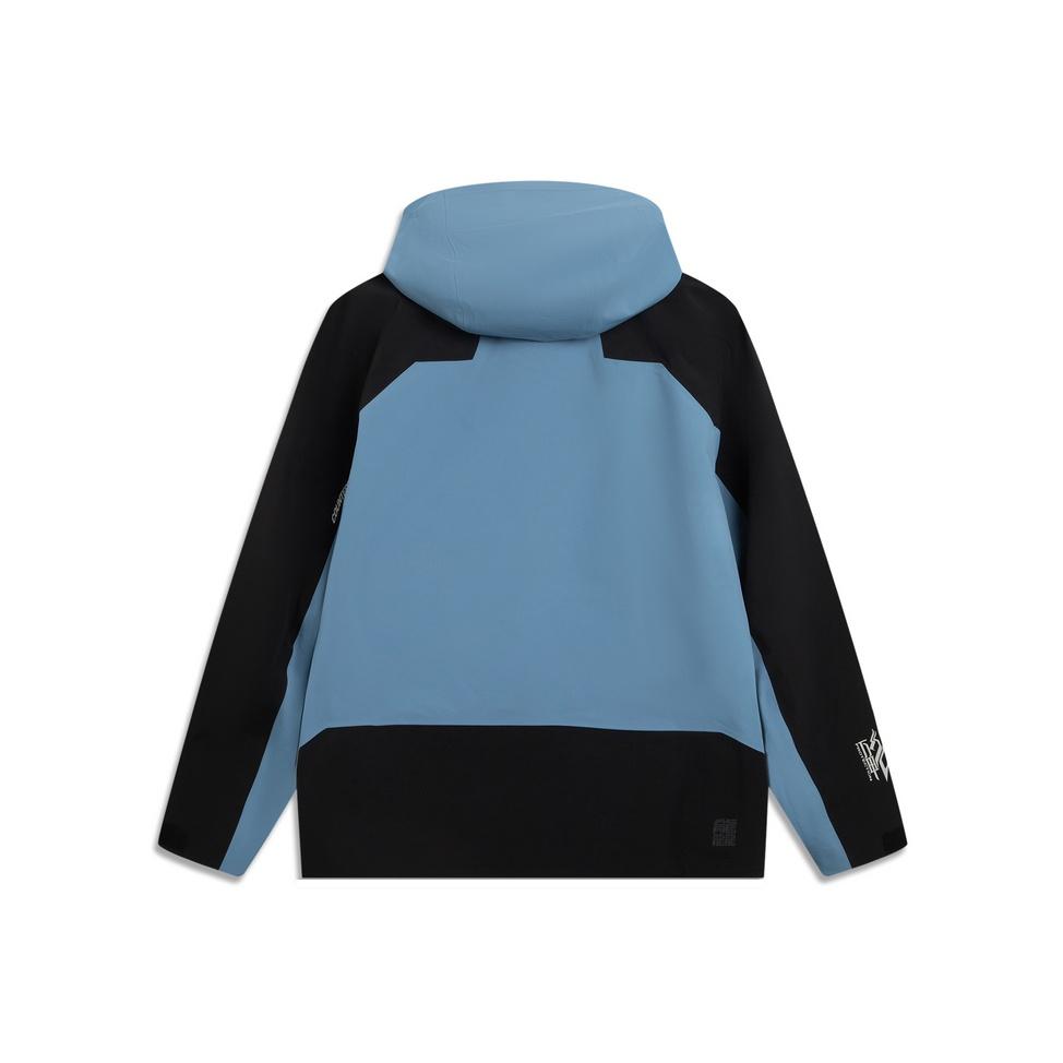 Li-Ning Outdoor CF Letter Logo Printed Loose Zip Windbreaker Jacket Men Jacket AEMV023-2