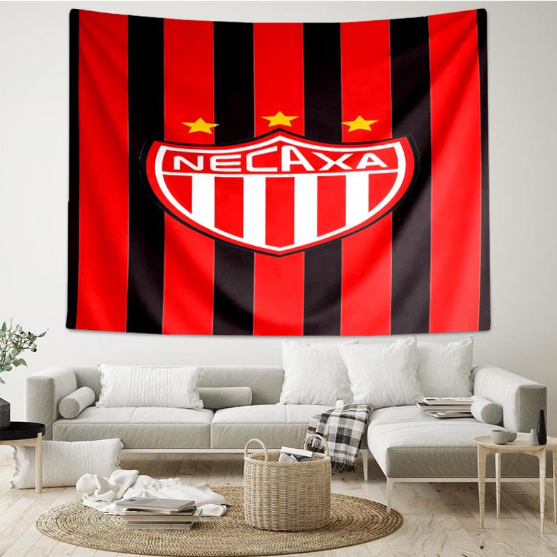 1PC Football Crest Heartbeat Printed Tapestry Room Decoration Wall Hanging for Living Room Bedroom, dormitory, Birthday and Christmas gifts