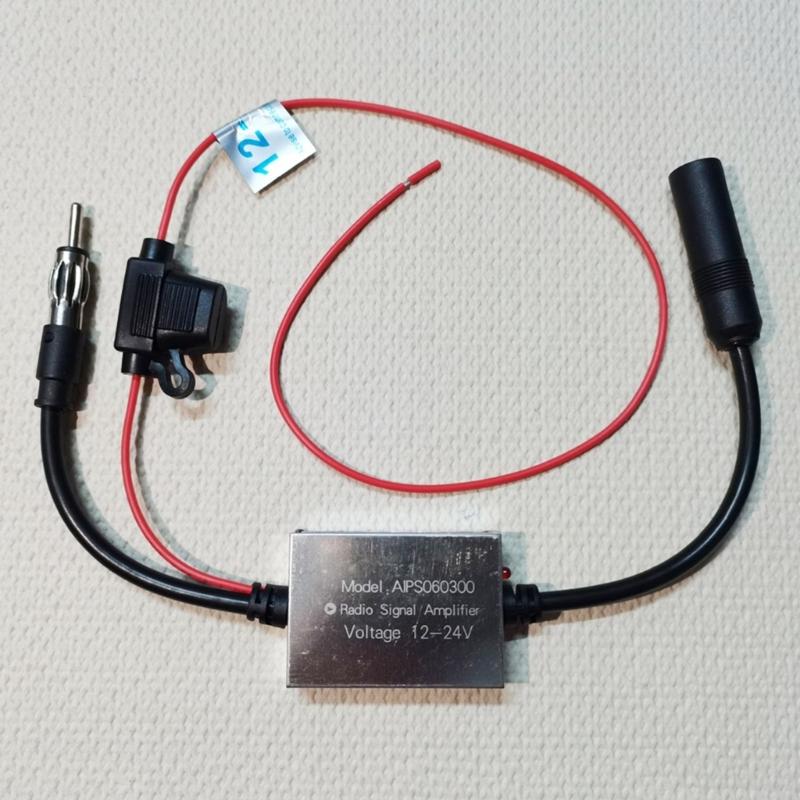 Car Stereo FM Radio Signal Antenna Aerial Signal Amp Signal Amplifier Auto Boat Vehicle Antenna Signal Booster