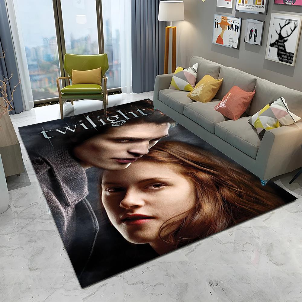 3D-Druck The Twilight Saga HD Teppich für Zuhause Wohnzimmer Schlafzimmer Sofa Fußmatte Dekor, Kinder Spielbereich Teppich Rutschfeste Bodenmatte