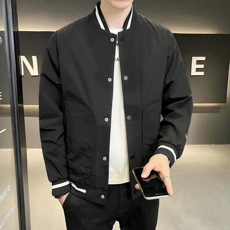 Autumn Workwear Long Sleeve Baseball Jacket