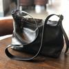 Johnature Jednoduché dámské kabelky přes rameno a crossbody z pravé kůže Univerzální přírodní pravá hovězí kůže Velkokapacitní taška Messenger