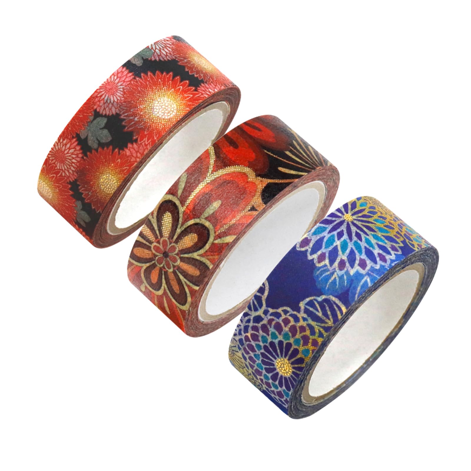 

Kamiiso Masking Kimono Beauty 23 each of and Modern Made in 15mm Wide x 3 Tape, (1 Jugiku, Sengiku, Kiku), Japan, Approx. Rolls, GR-0541