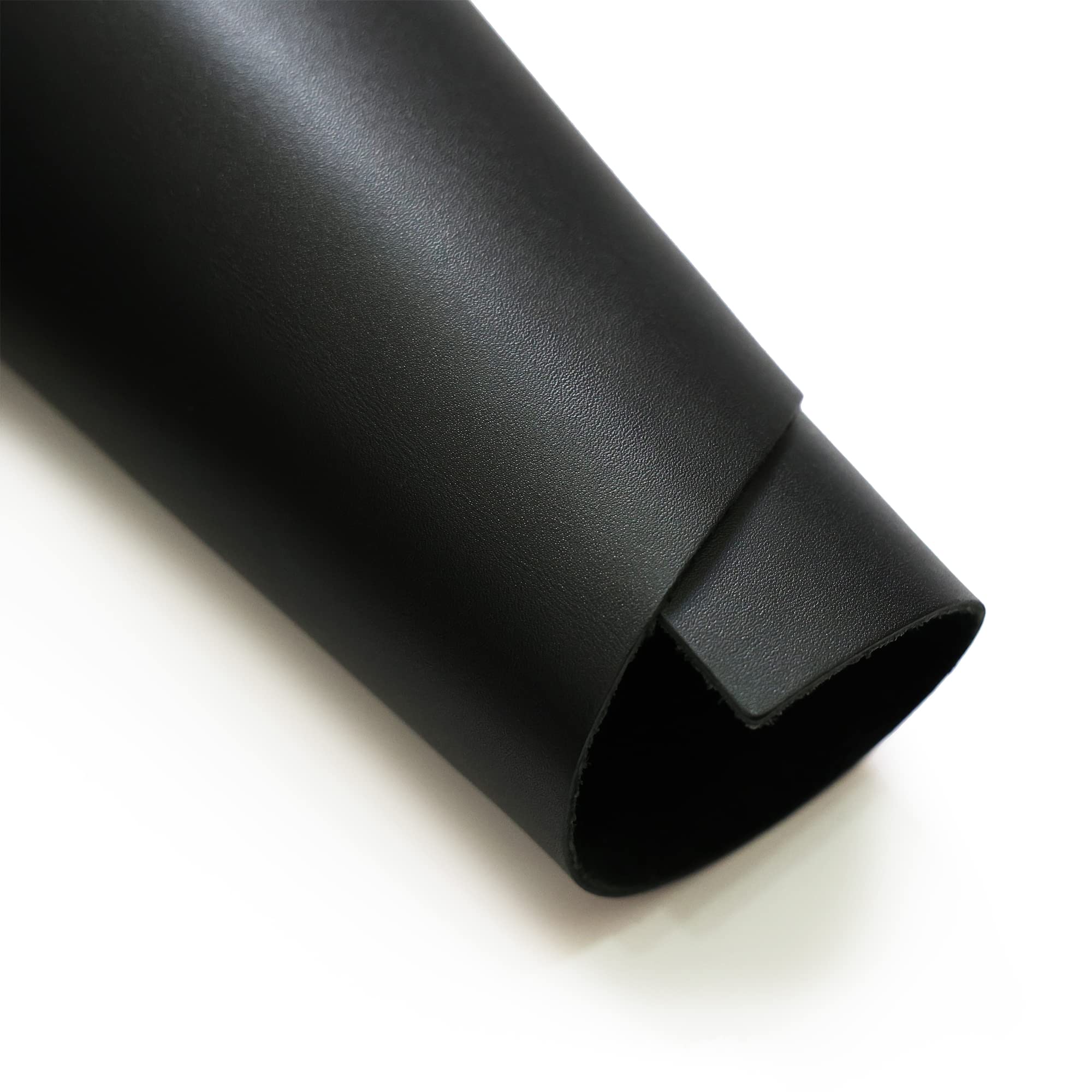 

Soletec Genuine Full-Grain Leather, Thick Cowhide Sheets, Pre-Cut Pieces for Crafts and Sewing, Black, 1.5-1.7mm (35.5x61cm)