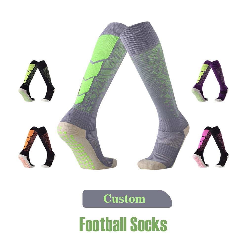 REMOULD Long Grip Non-slip Sports Socks Football Soccer Custom Non-slip Anti-slip Soccer Socks unisex size