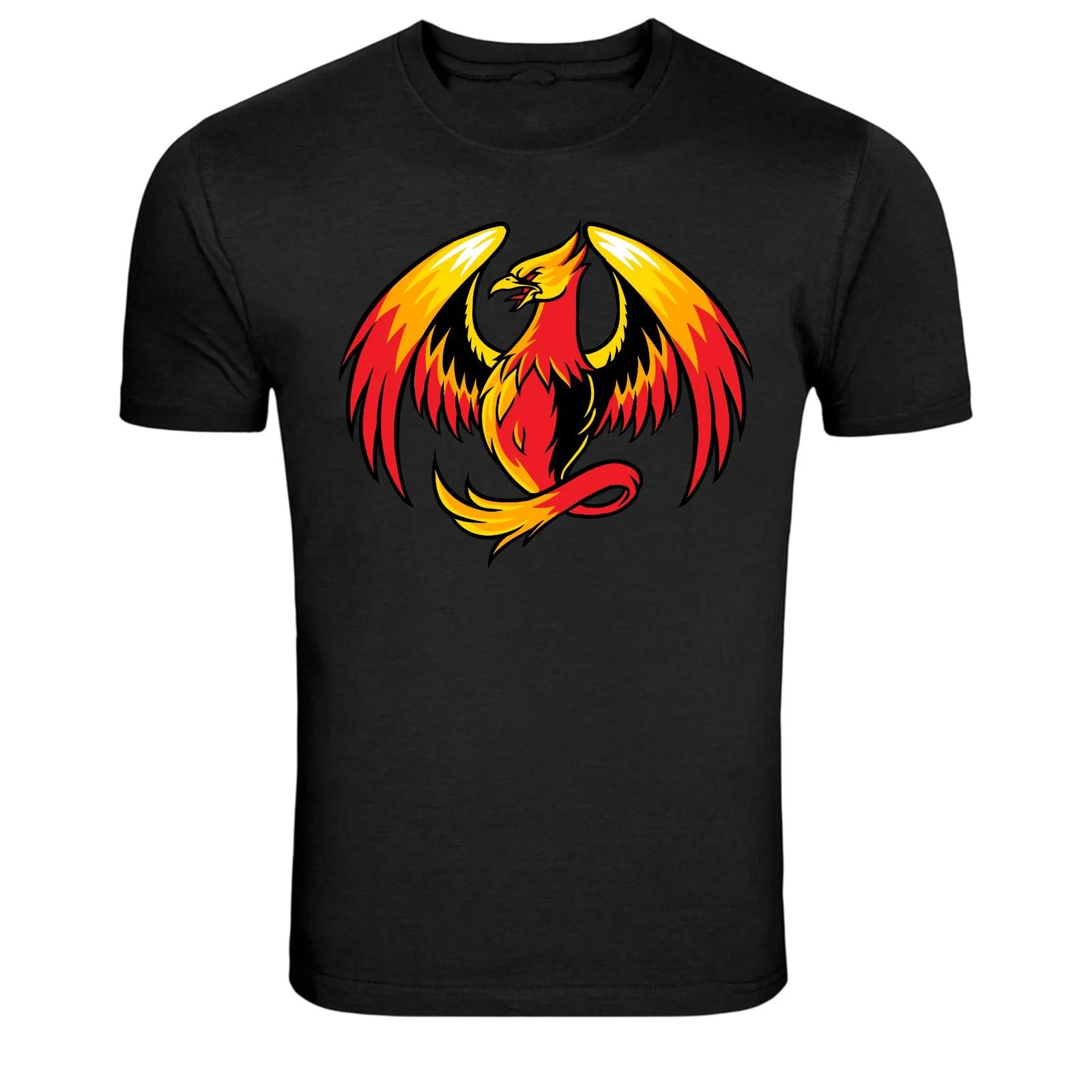 Phoenix Fire Bird Mythical Creature Graphic T-Shirt 2XL