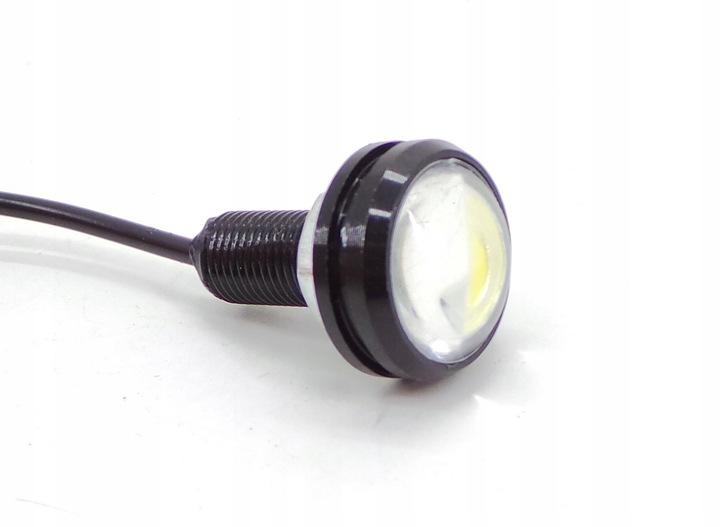 Światła Drl Led 24V Dzienne 2Szt 2X 120Lm Oczka 22Mm