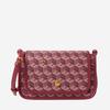 Luxe Monogram Messenger Bag Dames Geometrische Print 3D Kubus Gecoat Canvas Crossbody Tas Klassiek Veelzijdig Elegante Schoudertas