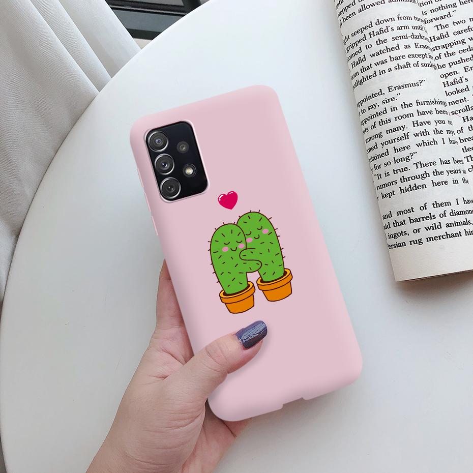 Für Samsung A52 Hülle Silikon Weich Niedlich Rückseite Stoßstange Funda Für Samsung Galaxy A52 5G GalaxyA52 A 52 2021 SM-A526B Hülle Coque