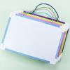 Magnetisches zweiseitiges Whiteboard Hängendes Memo Board, Abwischbares Kinder Zeichenbrett Set mit Stiften und Magneten,
