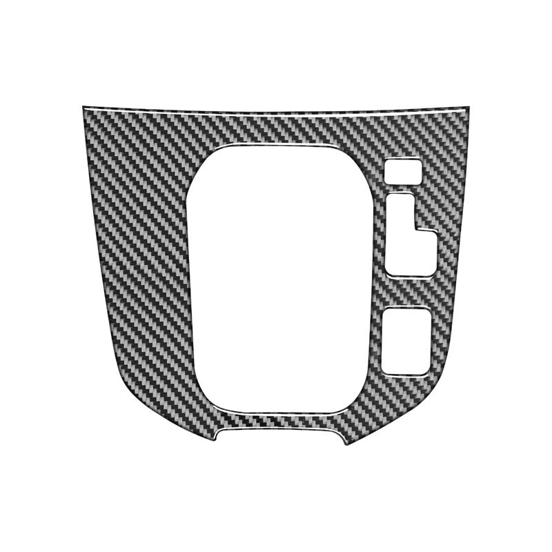 For Mazda CX-9 2016-2025 Real Carbon Fiber Car Interior Gear Shift Frame Cover Trim Auto Decor Sticker Center Console Protection