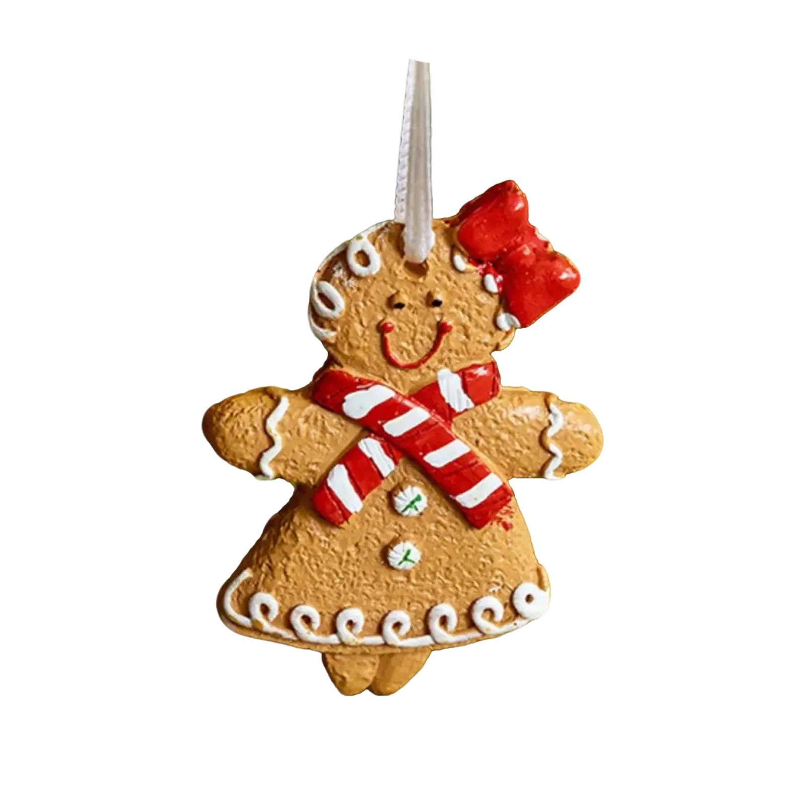 

3D смоляные украшения милые рождественские подвесные украшения со шнурками подвесные рождественские елочные фигурки кулон для рождественской домашней вечеринки праздничные декоративные One Size