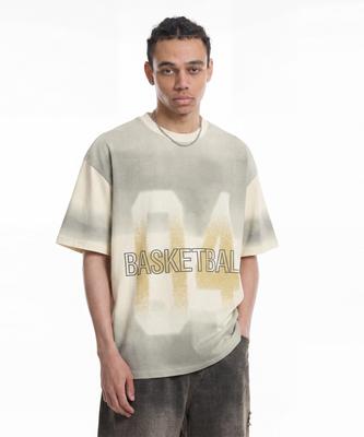 CREAM SODA LAB Lagd Basketball 84 Short Sleeve T-Shirt Ivory