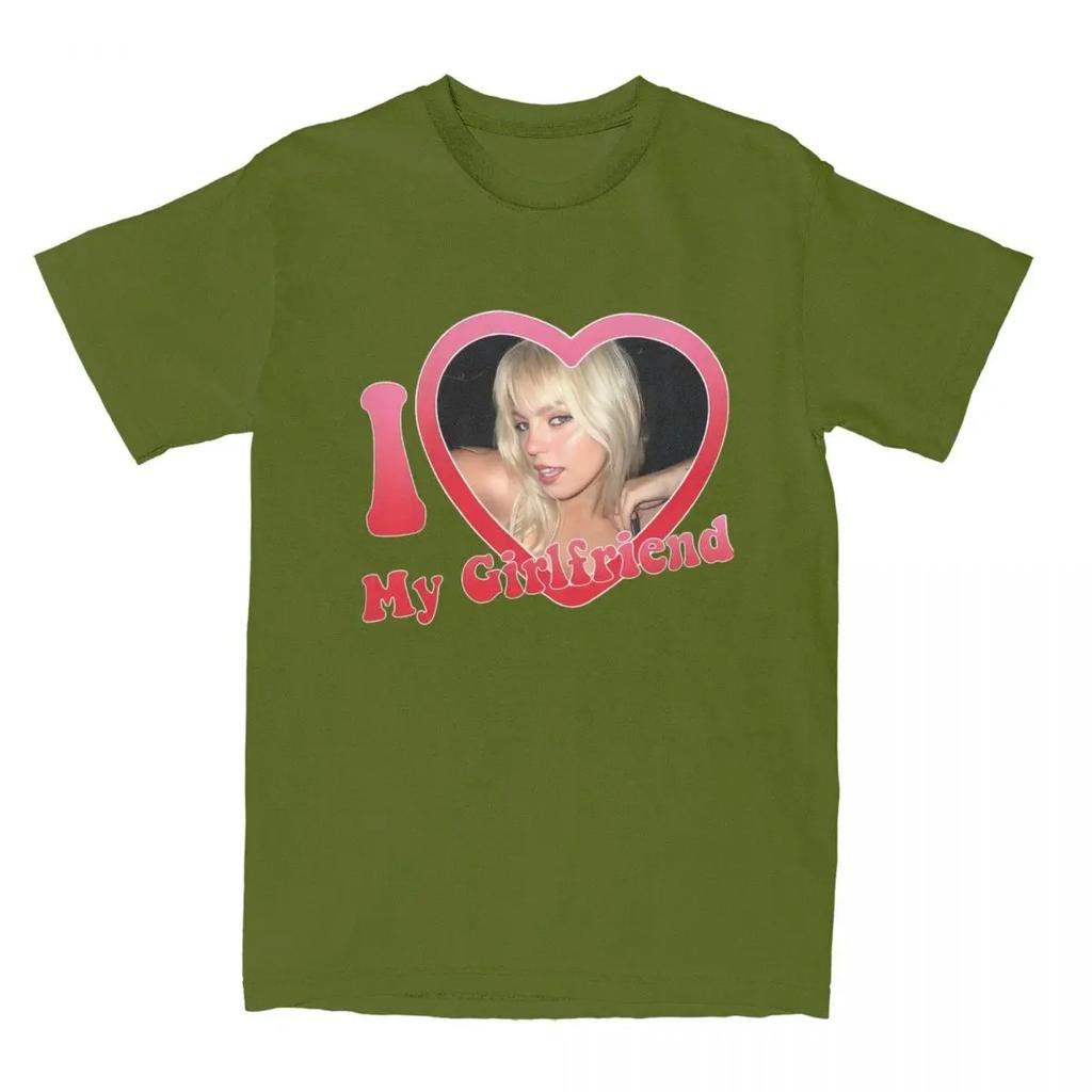 I Love My Girlfriend Renee Rapp Merchandise TShirt Unisex Women Fun Pure Cotton All Seasons Cloth