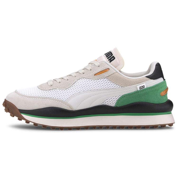 

Кроссовки унисекс Puma Style Rider Stream On - Бело-зеленые Vaporous-Grey 371527-02