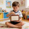 Wooden Money Saving Box With Digital Counter Reusable Coin Bank Toy For Kids Children Learning, Boys Girls Teens Family, Gifts