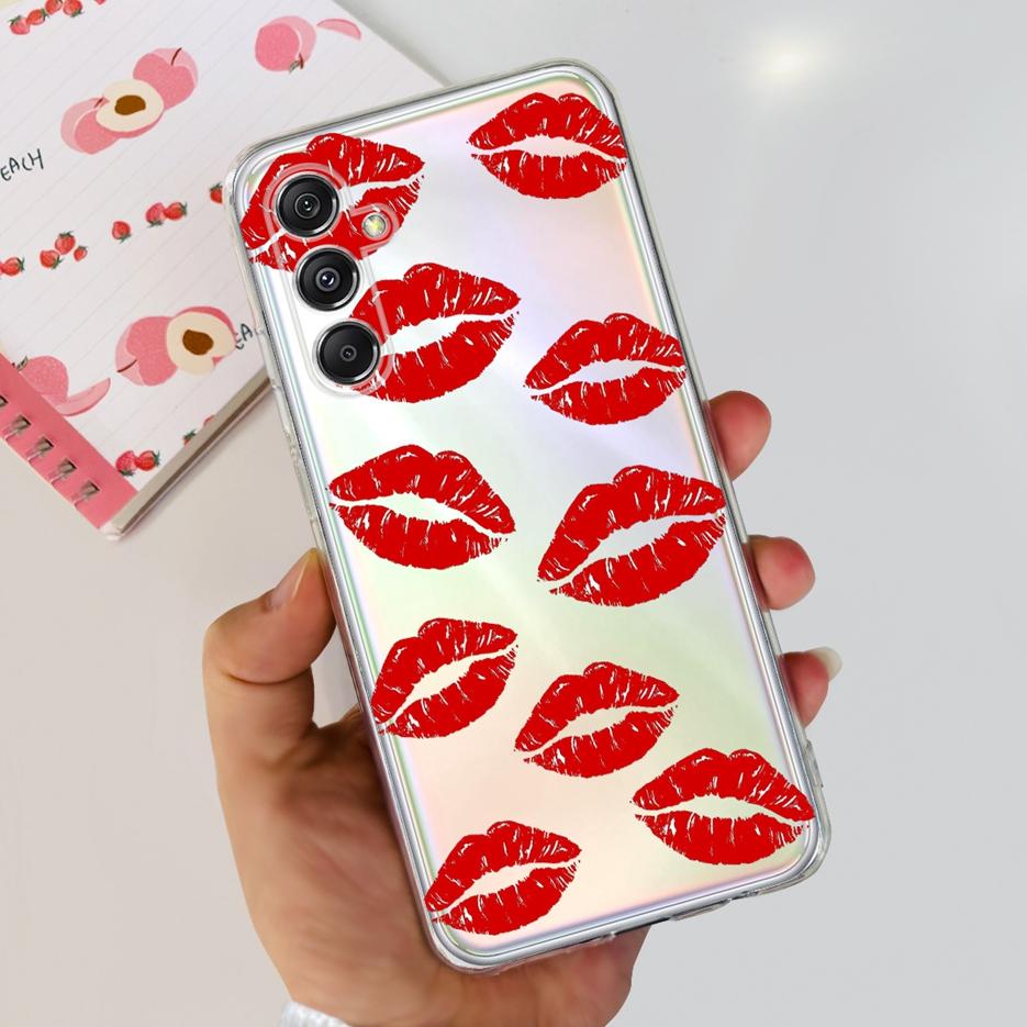 For Samsung Galaxy M34 5G Case SM-M346B New Fashion Painted Cover Clear Silicone Case For Samsung M34 M 14 Galaxy M14 Soft Shell