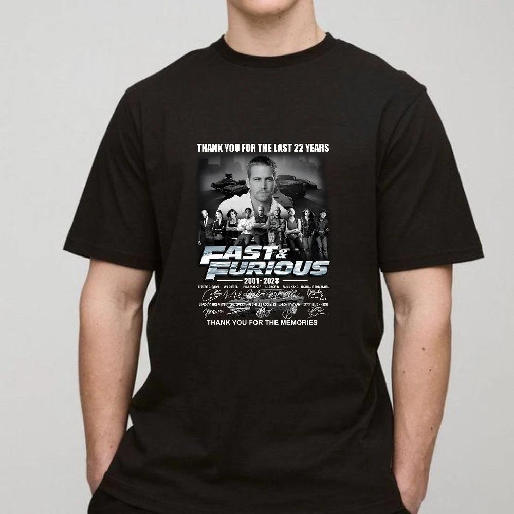 Fast Furious Anniversary TShirt Paul Walker Tribute The 2 Fast 2 Furious S